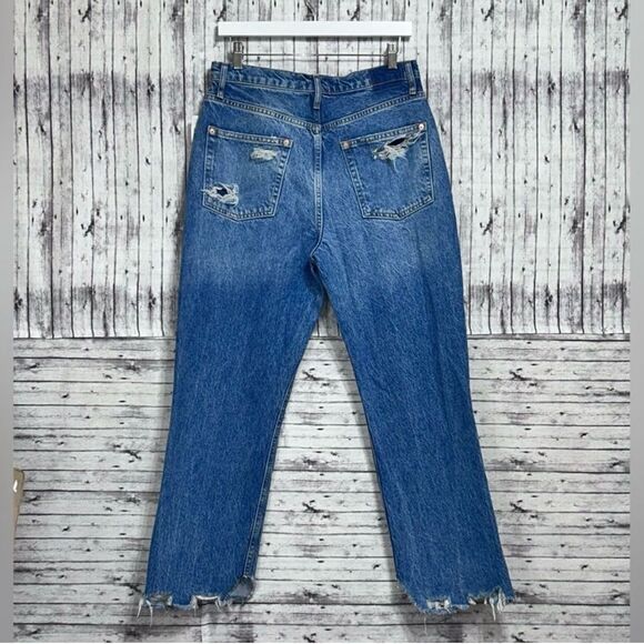 Free People Tapered Baggy Boyfriend Jeans - Picture 2 of 11